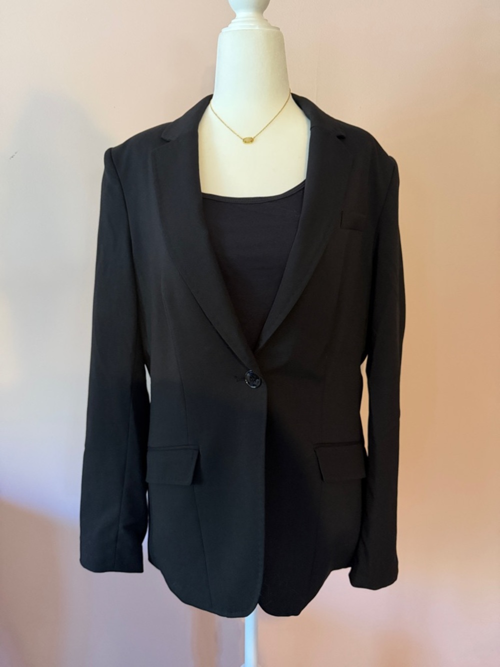 H&M Black Single-Button Women's Blazer